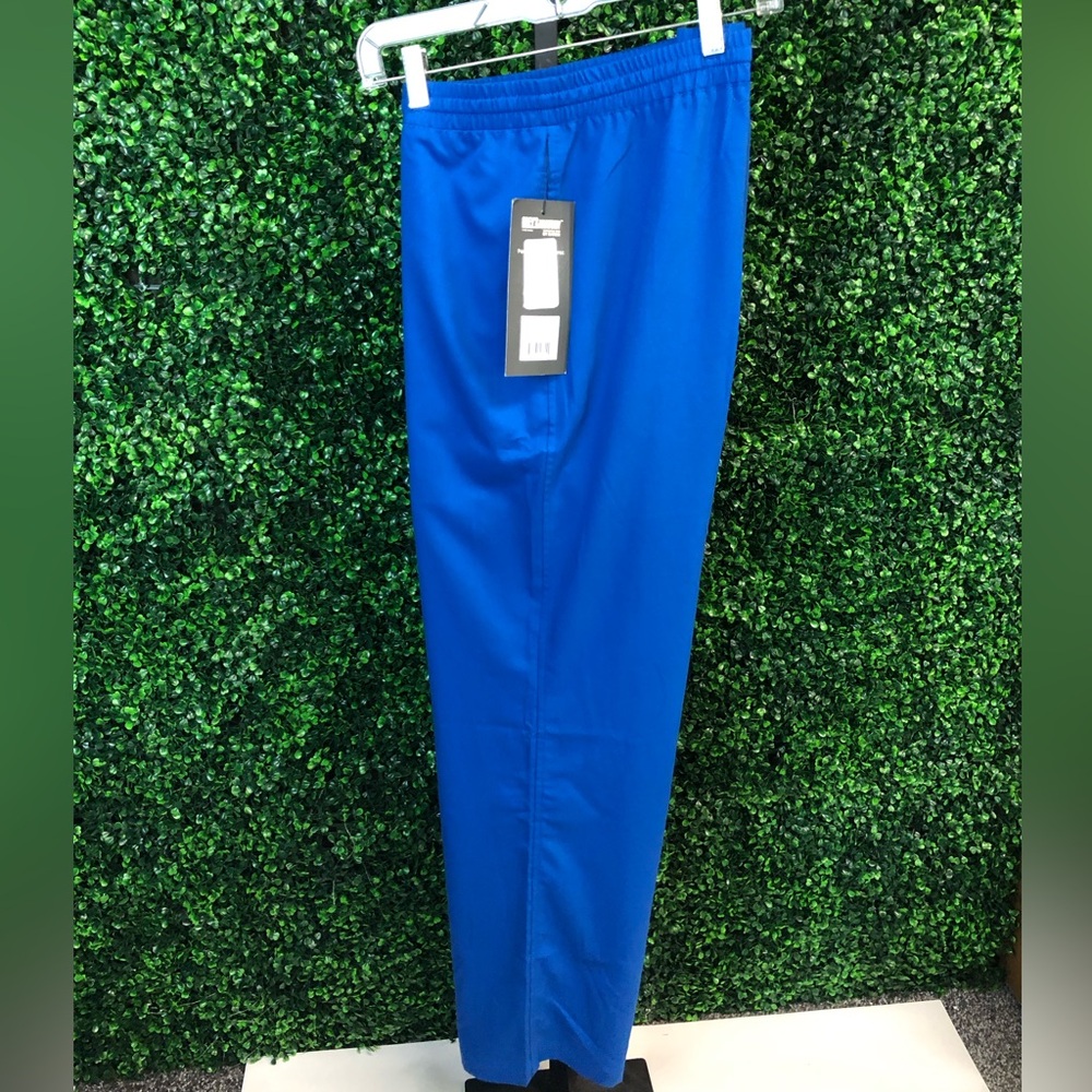 NWT Barco Greys Anatomy Royal Blue Mens Straight Leg Scrub Pants Size XL